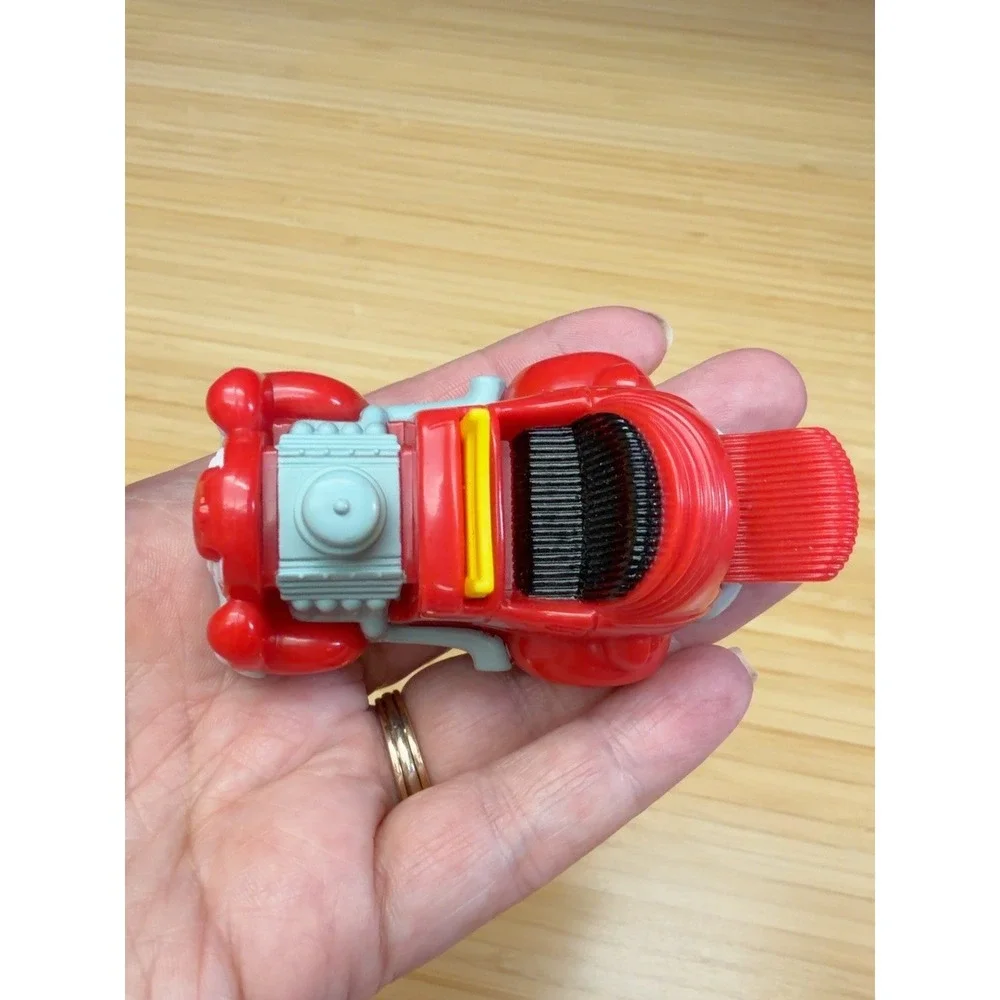 1996 Wendy's Car-Toons Hot Rod Pull Back Car Kids Meal Toy Red Works